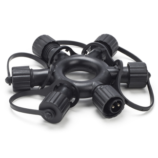 PerfectLED Splitter koppelbare kerstverlichting | PerfectLED Pro (230V, 1 ingang en 5 uitgangen, Binnen/Buiten) AX4231190 K151200047 - 1