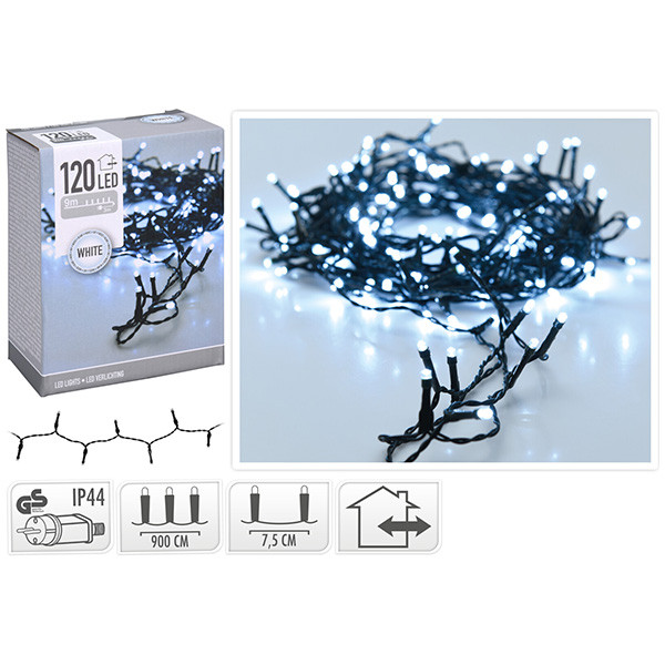 PerfectLED Standaard kerstverlichting | 12 meter | PerfectLED (120 leds, Binnen/Buiten, Koud wit) AX8400020 K151200195 - 4