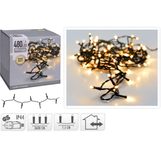 PerfectLED Standaard kerstverlichting | 39 meter | PerfectLED (480 leds, Binnen/Buiten, Warm wit) AX8401060 K150302034 - 4