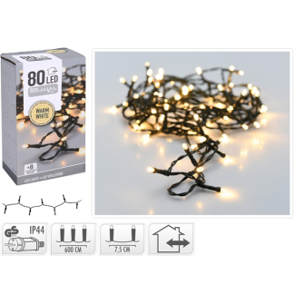 PerfectLED Standaard kerstverlichting | 9 meter | PerfectLED (80 leds, Binnen/Buiten, Warm wit) AX8401010 K150302029 - 2