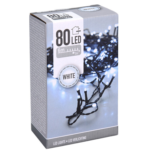 PerfectLED Standaard kerstverlichting multi action | 9 meter (80 leds, Binnen/Buiten, Koud wit) AX8400010 A151200194 - 2