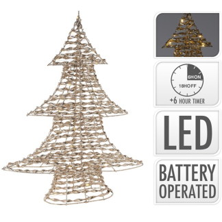 PerfectLED Tafeldecoratie kerstboom | PerfectLED | 40 x 48 cm (40 leds, Binnen) AMZ105390 K150303862 - 4