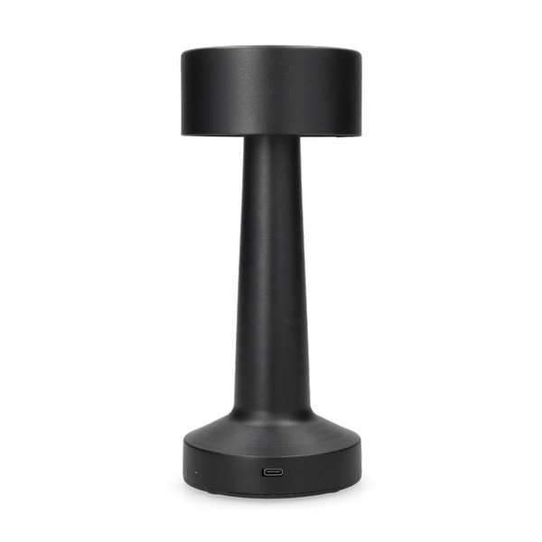 PerfectLED Tafellamp | PerfectLED | Ø 8 x 20 cm (Led, Oplaadbaar, Aanpasbare kleurtemperatuur, Dimbaar, USB C, Binnen, Metaal, Zwart) ANC001000 K150204397 - 1