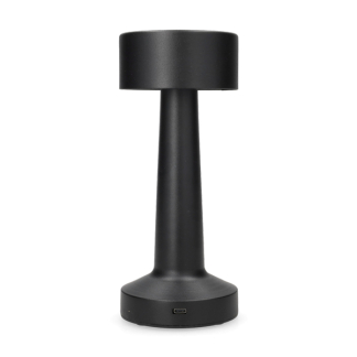 PerfectLED Tafellamp | PerfectLED | Ø 8 x 20 cm (Led, Oplaadbaar, Aanpasbare kleurtemperatuur, Dimbaar, USB C, Binnen, Metaal, Zwart) ANC001000 K150204397