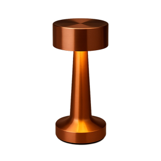 PerfectLED Tafellamp | PerfectLED | Ø 8 x 20 cm (Led, Oplaadbaar, Aanpasbare kleurtemperatuur, Dimbaar, USB C, Metaal, Koper) ANC001020 K150204399 - 1