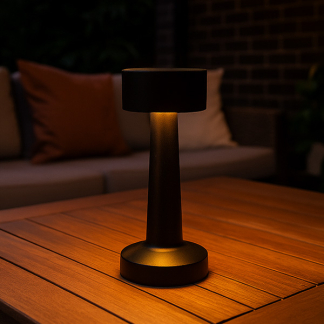 PerfectLED Tafellamp | PerfectLED | Ø 8 x 20 cm (Led, Oplaadbaar, Aanpasbare kleurtemperatuur, Dimbaar, USB C, Metaal, Zwart) ANC001000 K150204397 - 2