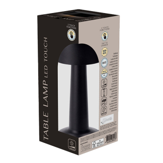 PerfectLED Tafellamp | PerfectLED | Ø 8 x 20 cm (Led, Oplaadbaar, Aanpasbare kleurtemperatuur, Dimbaar, USB C, Metaal, Zwart) ANC001000 K150204397 - 4