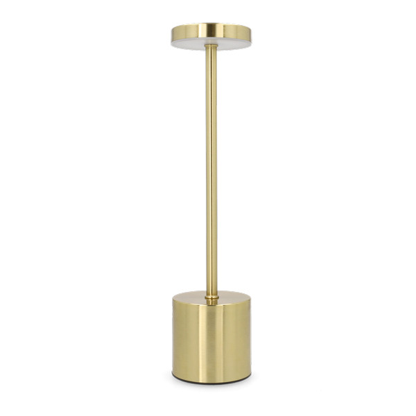 PerfectLED Tafellamp | PerfectLED | Ø 8 x 34 cm (Led, Oplaadbaar, Aanpasbare kleurtemperatuur, USB C, Metaal, Goud) ANC000940 K150204395 - 1