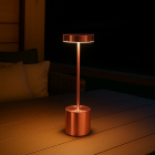 PerfectLED Tafellamp | PerfectLED | Ø 8 x 34 cm (Led, Oplaadbaar, Aanpasbare kleurtemperatuur, USB C, Metaal, Rose goud) ANC000950 K150204396 - 2