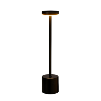 PerfectLED Tafellamp | PerfectLED | Ø 8 x 34 cm (Led, Oplaadbaar, Aanpasbare kleurtemperatuur, USB C, Metaal, Zwart) ANC000900 K150204393