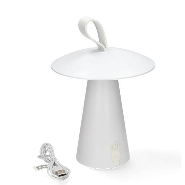 PerfectLED Tafellamp buiten | PerfectLED | Ø 15 x 17 cm (Led, Warm wit, Oplaadbaar, Kunststof, Handvat, 16 leds, USB C, Wit) AF5000820 K170105244 - 3