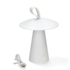 PerfectLED Tafellamp buiten | PerfectLED | Ø 15 x 17 cm (Led, Warm wit, Oplaadbaar, Kunststof, Handvat, 16 leds, USB C, Wit) AF5000820 K170105244 - 3