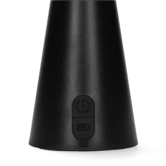PerfectLED Tafellamp buiten | PerfectLED | Ø 15 x 17 cm (Led, Warm wit, Oplaadbaar, Kunststof, Handvat, 16 leds, USB C, Zwart) AF5000830 K170105245 - 2