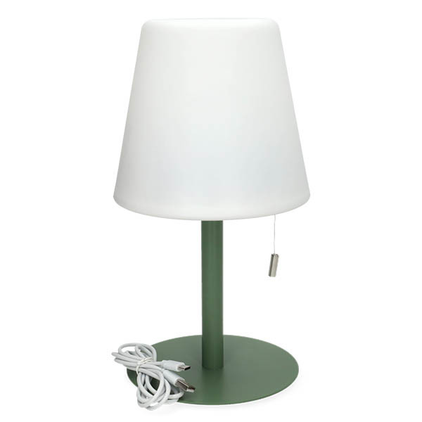 PerfectLED Tafellamp buiten | PerfectLED | Ø 16 x 30 cm (Led, Color switch, Oplaadbaar, USB C, Binnen/buiten, Groen) LG2000110 K170105288 - 3