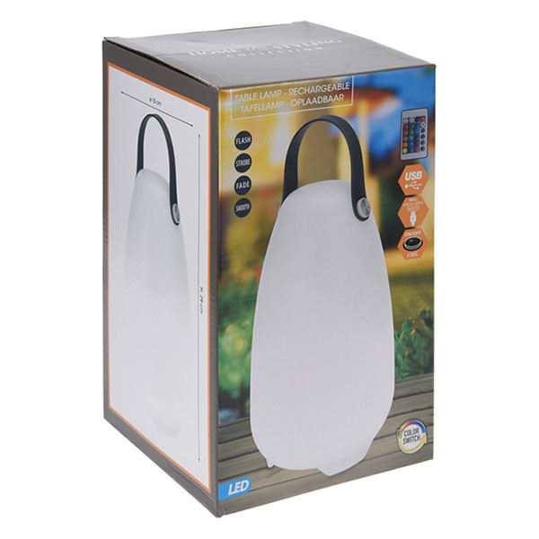 PerfectLED Tafellamp buiten | PerfectLED | 15 x 29 cm (Led, Oplaadbaar, USB-C, Wit/RGB) CY8001950 K170106024 - 2