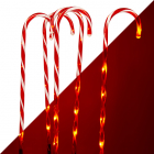 PerfectLED Tuinsteker kerst | 5 stuks (40 LEDs, Batterij, 74 cm, Zuurstok) AXF204310 K151000322