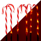Tuinsteker kerst | PerfectLED | 47 cm | 6 stuks (42 leds, Zuurstok, Timer, Buiten)