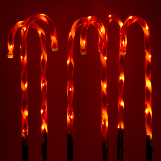 PerfectLED Tuinsteker kerst | PerfectLED | 47 cm | 6 stuks (42 leds, Zuurstok, Timer, Buiten) AGM000010 K151000767 - 2