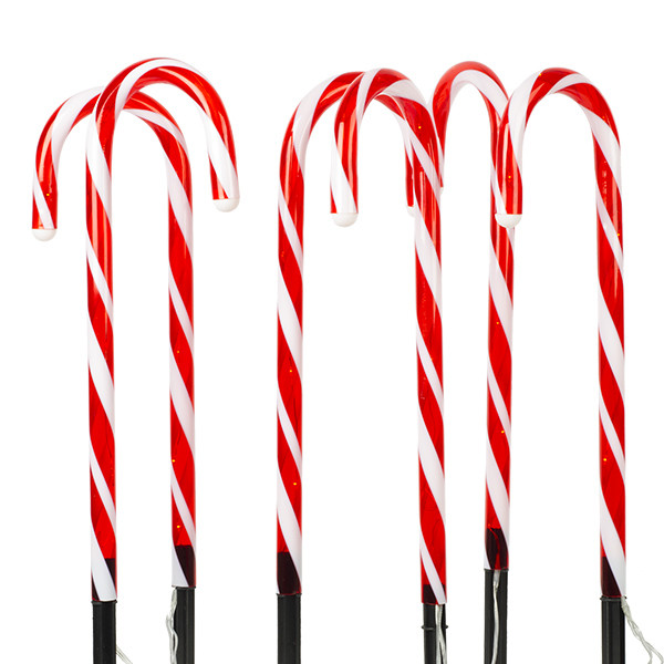 PerfectLED Tuinsteker kerst | PerfectLED | 47 cm | 6 stuks (42 leds, Zuurstok, Timer, Buiten) AGM000010 K151000767 - 3