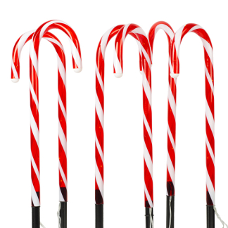 PerfectLED Tuinsteker kerst | PerfectLED |  6 stuks (42 leds, 47 cm, Zuurstok, Timer, Buiten) AGM000010 K151000767 - 3