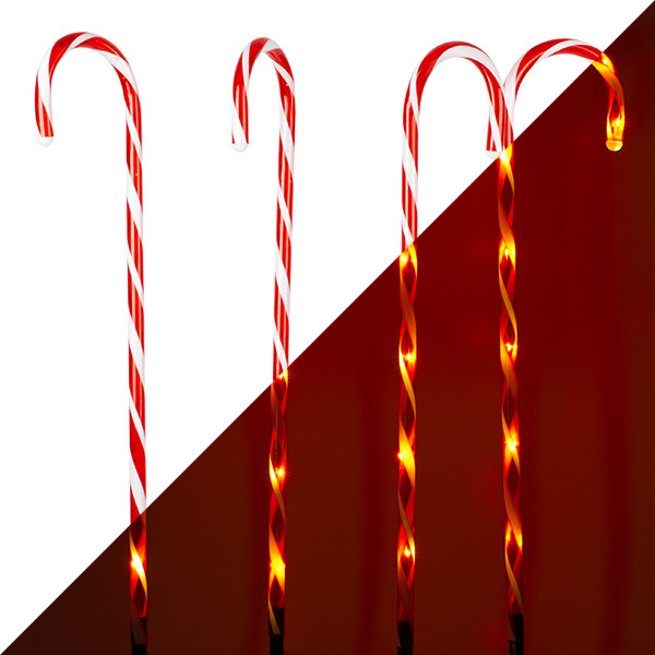 PerfectLED Tuinsteker kerst | PerfectLED | 74 cm | 4 stuks (32 leds, Zuurstok, Timer) AGM000020 K151000768 - 1