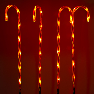 PerfectLED Tuinsteker kerst | PerfectLED | 74 cm | 4 stuks (32 leds, Zuurstok, Timer) AGM000020 K151000768 - 2