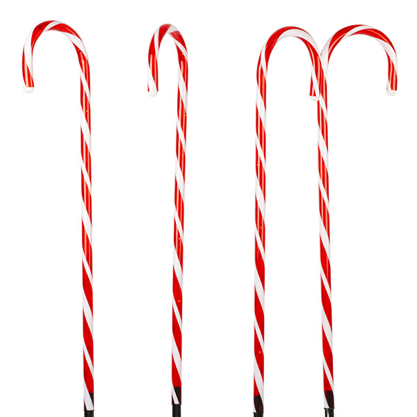 PerfectLED Tuinsteker kerst | PerfectLED | 74 cm | 4 stuks (32 leds, Zuurstok, Timer) AGM000020 K151000768 - 3