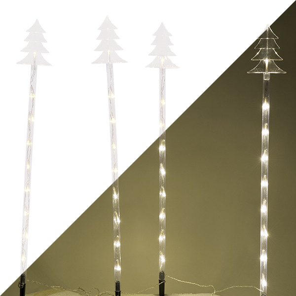 PerfectLED Tuinsteker kerst | PerfectLED | 75 x 11.5 cm | 4 stuks (36 leds, Kerstboom, Timer) AX5307600 K150303785 - 1