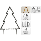 PerfectLED Tuinsteker kerst | PerfectLED | Kerstboom (225 LEDs, 72 x 100 cm, Timer) AX2500140 K150303889 - 2