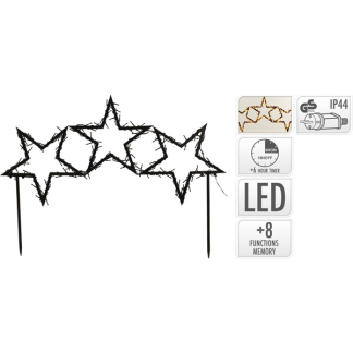 PerfectLED Tuinsteker kerst | PerfectLED | Sterren (180 leds, 100 x 60 cm, Timer) AX2500170 K150303892 - 4