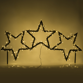 PerfectLED Tuinsteker kerst | PerfectLED | Sterren (180 leds, 100 x 60 cm, Timer) AX2500170 K150303892 - 2