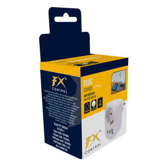 PerfectLED Verloopstekker | PerfectLED (Vierweg, 16 A, USB A, USB C, Wit) KT1000290 K151001009 - 2