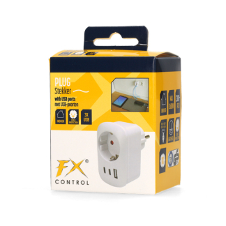 PerfectLED Verloopstekker | PerfectLED (Vierweg, 16 A, USB A, USB C, Wit) KT1000290 K151001009 - 3