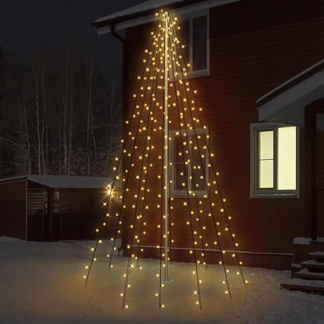 PerfectLED Vlaggenmast kerstboom | 10 x 8 meter (360 LEDs, Buiten) AX8106120 K150302035 - 