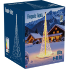 PerfectLED Vlaggenmast kerstboom | PerfectLED | Ø 2 x 8 meter (1440 leds, Timer, Buiten) AX5380800 K151002212 - 1