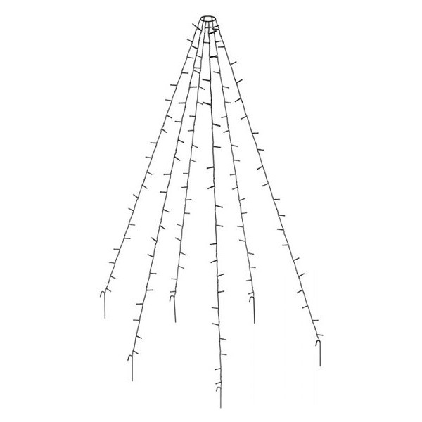 PerfectLED Vlaggenmast kerstboom | PerfectLED | 10 x 8 meter (360 leds, Buiten) AX8106120 K150302035 - 2