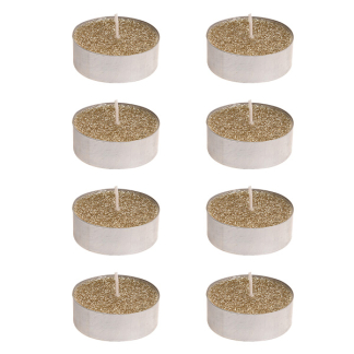PerfectLED Waxinelichtjes | PerfectLED | 8 stuks (6 Branduren, Goud) ACC004120 K151000997
