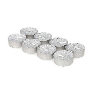 PerfectLED Waxinelichtjes | PerfectLED | 8 stuks (6 Branduren, Zilver) ACC004130 K151000998 - 1