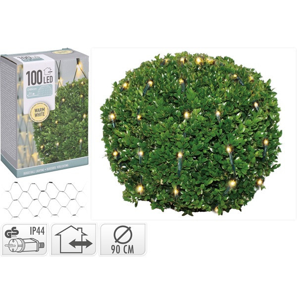 PerfectLED multi action buxus netverlichting | Ø 90 cm (100 leds, Buiten, Warm wit) AX8401320 B150302755 - 2