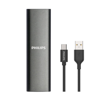 Philips Externe SSD | Philips | 250 GB (USB C, USB 3.2) FM25SS031P/00 K170302171 - 2
