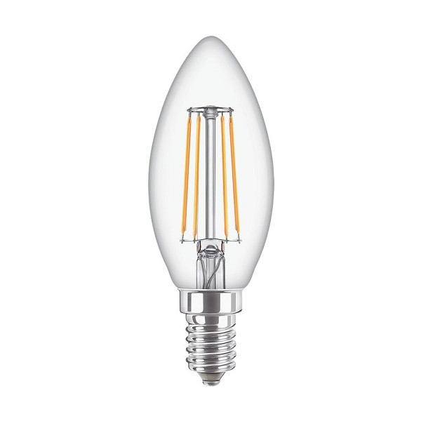 knelpunt misdrijf Verbeteren LED lamp E14 | Kaars | Philips (4.3W, 470lm, 2700K) Philips Kabelshop.nl