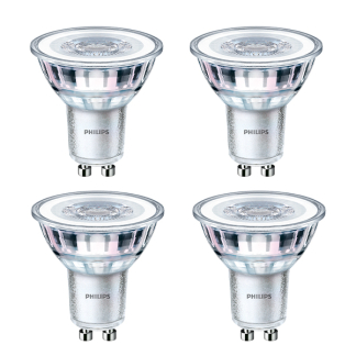 LED spot GU10 | Philips | 4 stuks (4.6W, 355lm, 2700K)