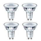Philips LED spot GU10 | Philips | 4 stuks (4.6W, 355lm, 2700K)  V150204334