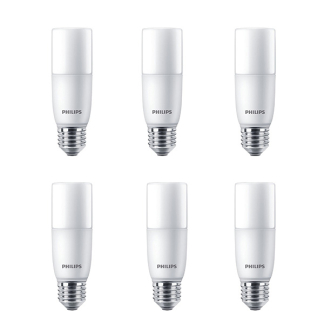 Led lamp E27 | Buis | Philips | 6 stuks (9.5W, 950lm, 3000K)
