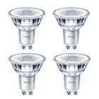 Philips Led spot GU10 | Philips | 4 stuks (4.6W, 355lm, 2700K) V150204334 Philips Led spot GU10 | Philips | 4 stuks (4.6W, 355lm, 2700K) V150204334