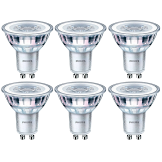 Led spot GU10 | Philips | 6 stuks (4.6W, 355lm, 2700K)