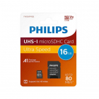 Philips Micro SDHC kaart met adapter | Philips (Class 10, UHS-I, 16 GB) FM16MP45B/00 K170301110