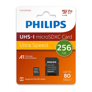 Philips Micro SDXC kaart | Philips | 256 GB (Class 10) FM25MP45B/00 K170302164 - 2