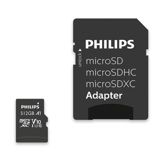 Philips Micro SDXC kaart | Philips | 512 GB (Class 10) FM51MP45B/00 K170302165 - 1