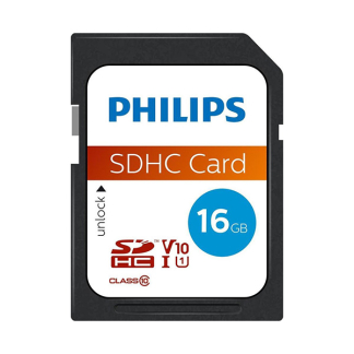 Philips SDHC kaart | Philips | 16 GB (Class 10) FM16SD45B/00 K170302169
